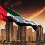 Zastava Ujedinjenih Arapskih Emirata u Dubaiu